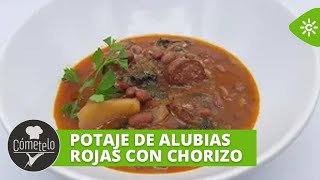 Cómetelo | Potaje de alubias rojas con chorizo