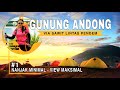 Pendakian Gunung Andong Via Sawit Lintas Pendem Terbaru 2023 #part1