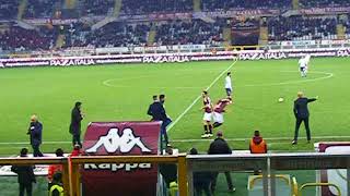 Torino fc - Crotone 4-1  esordio in serie A e primo intervento di Alessandro Buongiorno