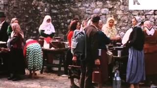 1960 Baščaršija Sarajevo - Rare Home Movies 1950s Colour