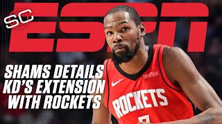 Shams Charania says Kevin Durant took $30M LESS than he was eligible for | SportsCenter
