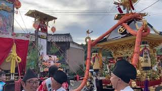 三崎町粟津キリコ祭り　2023年9月12日