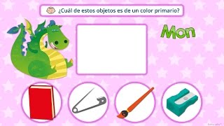 Juegos para aprender los Colores Primarios