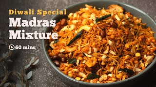 Madras Mixture | Madras Mixture Recipe | Diwali Recipe | Savoury | Diwali Snack | Cookd