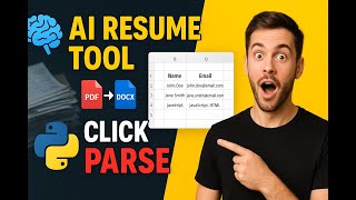 Extract Resume Data in Seconds! 🔥 AI Resume Parser (Python GUI)