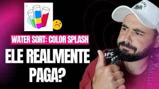 Water Sort: Color Splash paga mesmo? - como sacar do app Water Sort: Color Splash