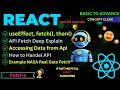 React js explained deeply:- Fetch API by useEffect || Step-by-Step NASA API fetch data Example