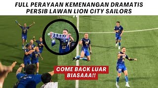 WHAT A COMEBACKK💥💥 PERSIB RAYAKAN KEMENANGAN BERSAMA BOBOTOH !!