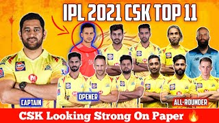 Vivo IPL 2021 Chennai Super kings Full Squad | CSK Final Squad IPL 2021 | CSK Final 11 list IPL 2021