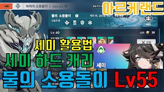 아르케랜드) 물의 소용돌이 Lv55, 방금 뽑은 아기 세미 하드 캐리