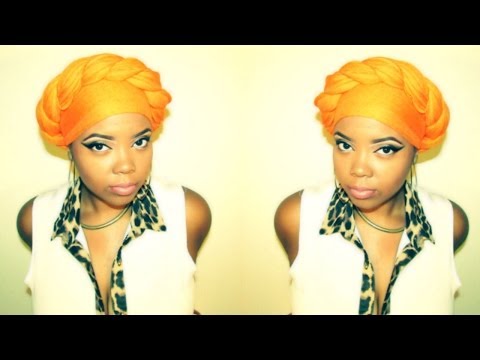 10 Ways To Tie A Silk Head Scarf Scarf Into Head Wrap