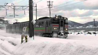 函館本線　朝里駅付近で撮影　４