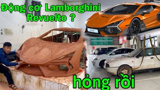 Sốc! động cơ Lamborghini toang rồi anh em ơi !