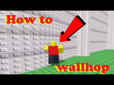 How To Wallhop In Roblox Youtube