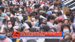 OCTA Research Group: Bilis ng pagkalat ng COVID-19 sa Metro Manila, senyales... | UB