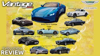 The History Evolution Of Aston Martin Vantage (1951-2022)