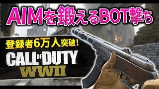 【CoD:WW2】AIMを鍛えるBOT撃ち！チャンネル登録者6万人突破！【GreedZz】