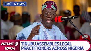 (SEE VIDEO) Tinubu Assembles Legal Practitioners Across Nigeria