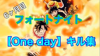 フォートナイト6ヵ月キル集【One day】＃フォートナイト＃One day#ワンピース