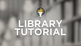 ITS Online Library Catalog Tutorial