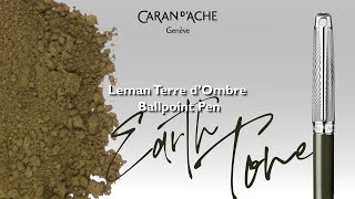 The Beauty of Nature -  Caran d'Ache Leman Terre d’Ombre (Umber) Ballpoint Pen #carandacheleman