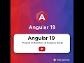 how to create angular 19 setup via visual studio code