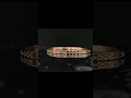 ZIVOM Copper Enamel Bracelet Bangle Kada For Women Rose Gold