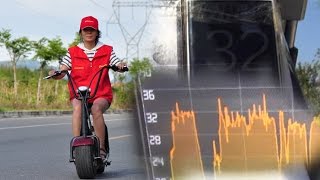 Instant Speed Testing on Electric Junior Citycoco Harley Scooter