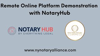 RON Platform Demonstration with NotaryHub