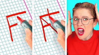 HOLY GRAIL SCHOOL HACKS THAT WILL SAVE YOUR DAY! || Funny School Tips by 123 Go! Genius