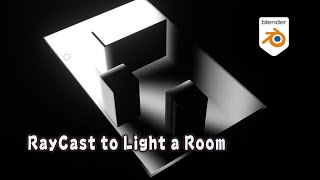 [Tut] RayCast to Light a Room - Blender Geometry Simulation 3.6 Fundamentals