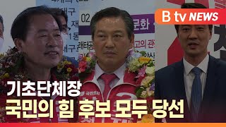 [B tv 대구뉴스]기초단체장 국민의 힘 후보 모두 당선