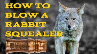 HOW TO BLOW A CUSTOM RABBIT SQUEALER MOUTH CALL With THE MAGIC MAN, Brian Rush