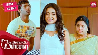 Sarah surprises Vishal with an unexpected bed coffee! | Tamil | Theeradha Vilaiyattu Pillai | SunNXT