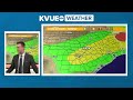 live weather update tracking scattered rain and storms on tuesday kvue