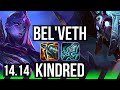 BEL'VETH vs KINDRED (JGL) | 73% winrate, 13/1/4, Legendary | VN Challenger | 14.14