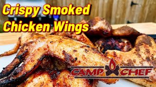 Smoked Chicken Wings | Camp Chef Pursuit 20 Pellet Grill Crispy Wings