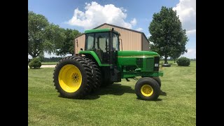 1993 John Deere 7800 2WD Tractor with Only 360 Actual Hours For Sale on Missouri Auction Saturday