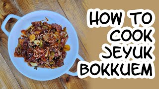 How to Cook Korean Jeyuk Bokkeum