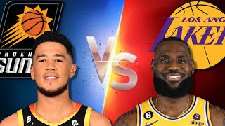 Phoenix Suns vs Los Angeles Lakers | LIVE Scoreboard | NBA Regular Season 2022-23