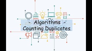 Algo Counting Duplicates