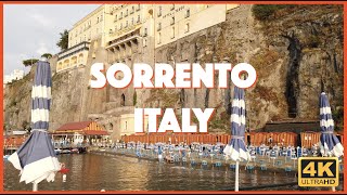 Sorrento Walking Tour | Italy 🇮🇹 | August 2022 | 4K 60 FPS
