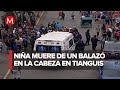 Fallece niña de 5 años tras balazo en la cabeza en Chalco, EdoMéx