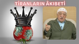 ZALİMİN BİR GAYYAYA YUVARLANACAĞI MEVZUUNDA HİÇBİR TEREDDÜDÜM OLMAMIŞTIR(Fethullah Gülen Hocaefendi)