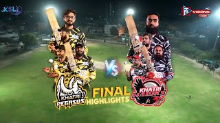 Highlights | KSL S7 | Final | Khatri Hawks VS Khatri Pegasus | @musalmancutchikhatrijamatk7145