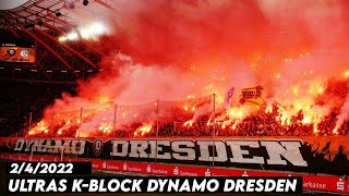 ULTRAS DYNAMO DRESDEN || Dynamo Dresden vs Schalke 2/4/2022