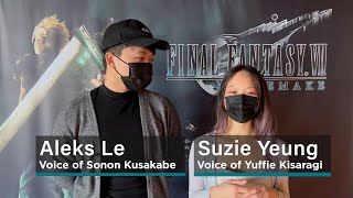 FINAL FANTASY VII REMAKE INTERGRADE | Yuffie and Sonon VO Actors Anecdotes