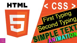 Simple Text Animation with HTML & CSS | Text Typing Animation Effect using HTML/CSS [No JavaScript]