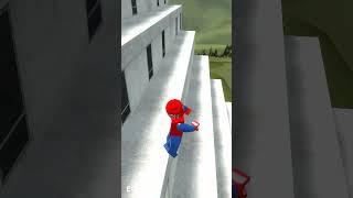 Lego Spiderman Ragdoll Fall Physics