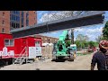 I-Beam Installation at the Biomedical and Materials Engineering Complex Phase I